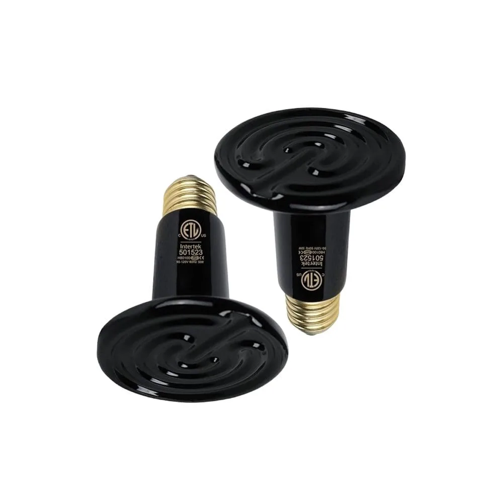 Infrared Ceramic Heating Bulb 200w 220v Best Heating Element Light For Diy Egg Incubator Reptile Pets