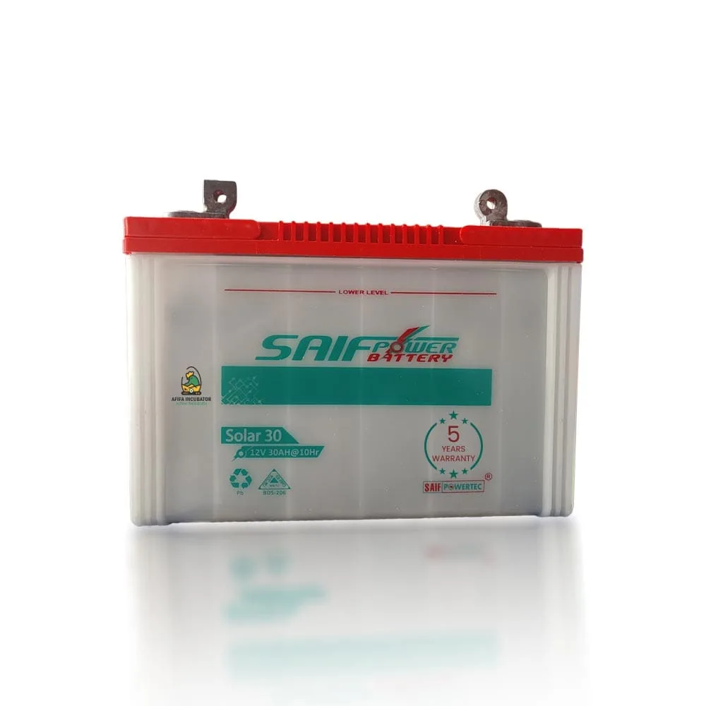 Saif Power 12V 30AH Powerful Solar Battery