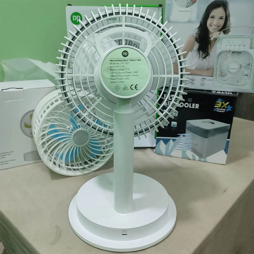 Duration Power পোর্টেবল রিচার্জেবল ফ্যান — ছবি ৪